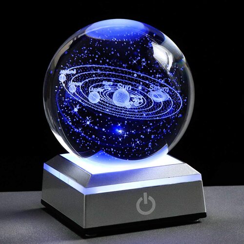 Solar System Crystal Ball-Free shipping