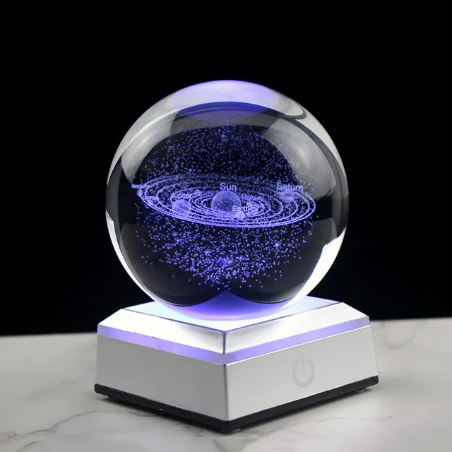 Solar System Crystal Ball-Free shipping