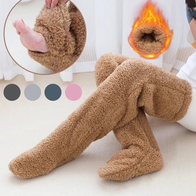 Fuzzy Leg Warmer Stocking