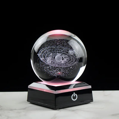 Solar System Crystal Ball-Free shipping