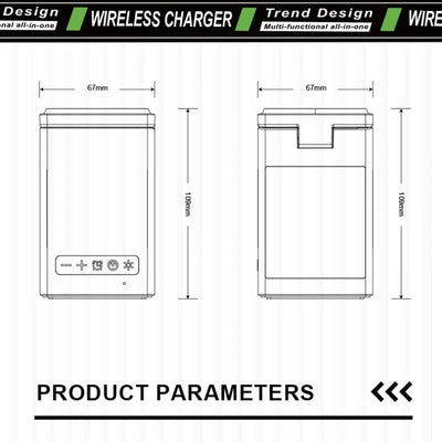 6 in 1 Magnetic Wireless Charger & Speaker