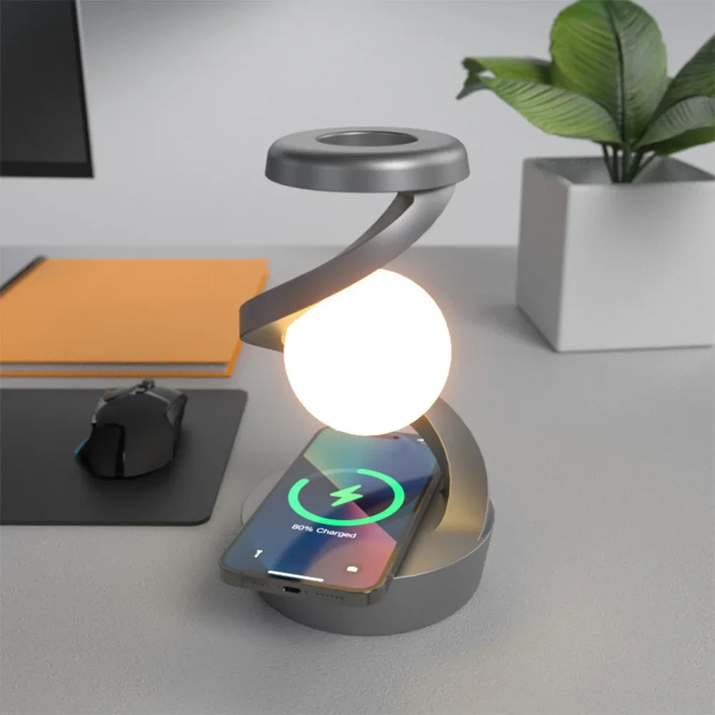 Levitating Ball Lamp with Wireless Charger-Free shipping